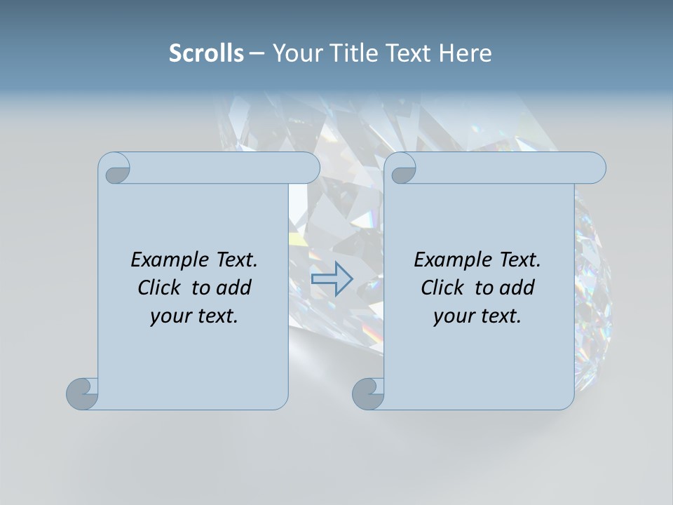 Rock Gem Illuminated PowerPoint Template