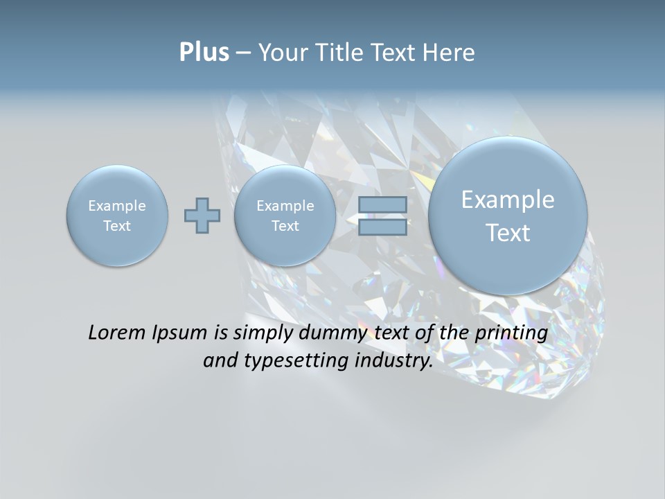 Rock Gem Illuminated PowerPoint Template