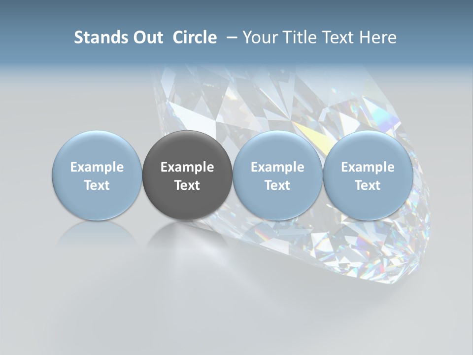 Rock Gem Illuminated PowerPoint Template