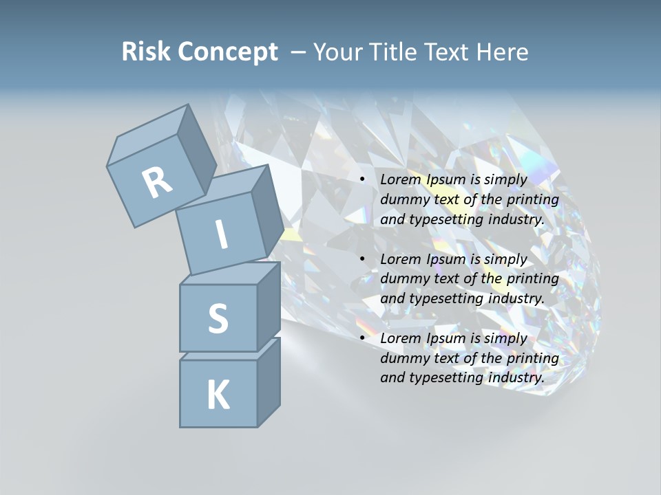 Rock Gem Illuminated PowerPoint Template