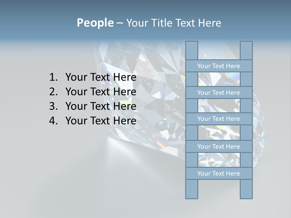 Rock Gem Illuminated PowerPoint Template