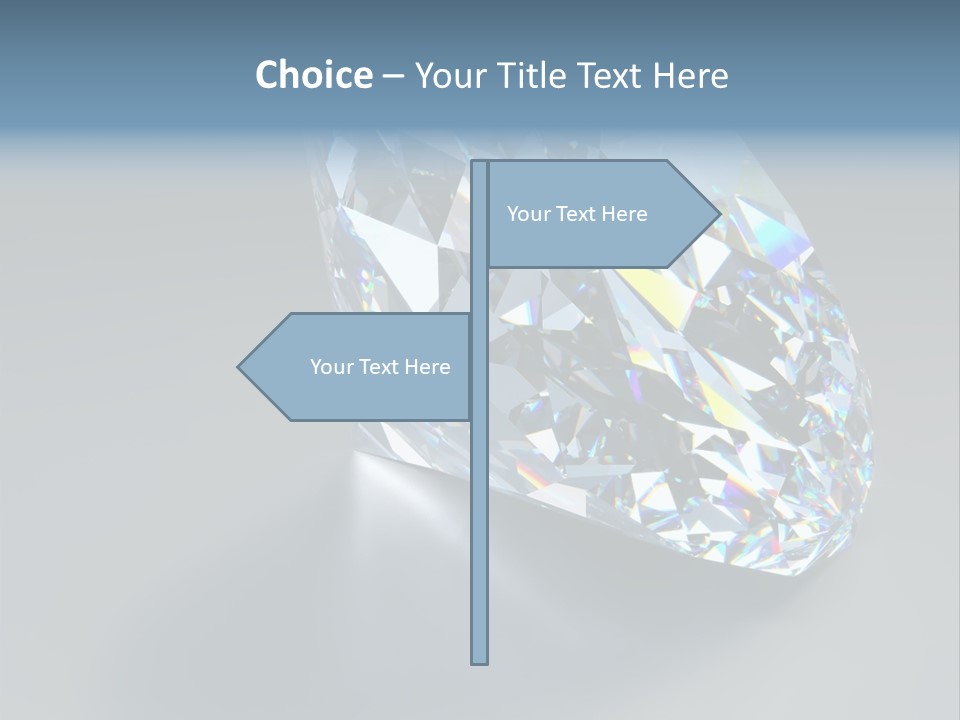 Rock Gem Illuminated PowerPoint Template