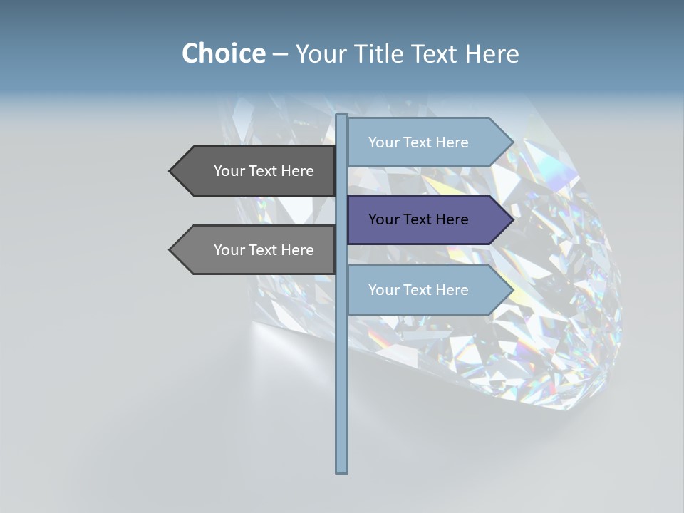 Rock Gem Illuminated PowerPoint Template