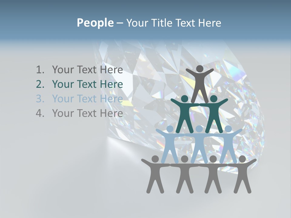 Rock Gem Illuminated PowerPoint Template