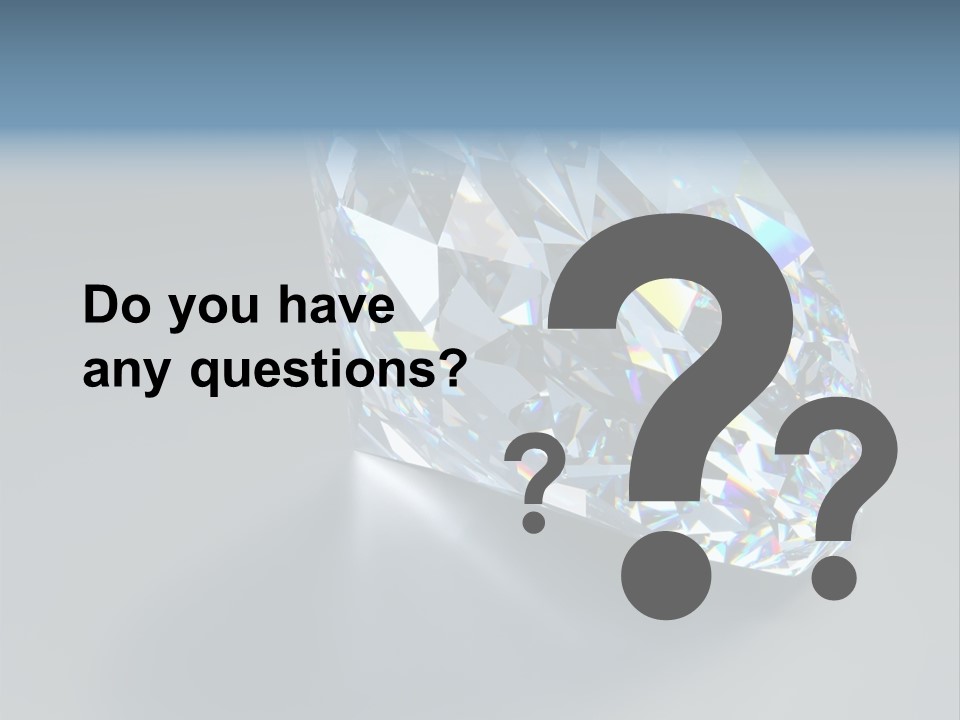 Rock Gem Illuminated PowerPoint Template