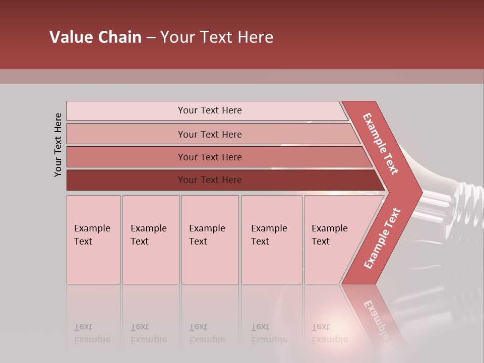Bulb Ideas Three Dimensional PowerPoint Template