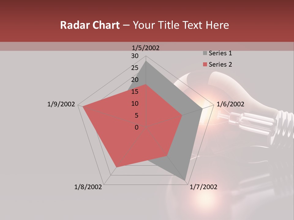 Bulb Ideas Three Dimensional PowerPoint Template