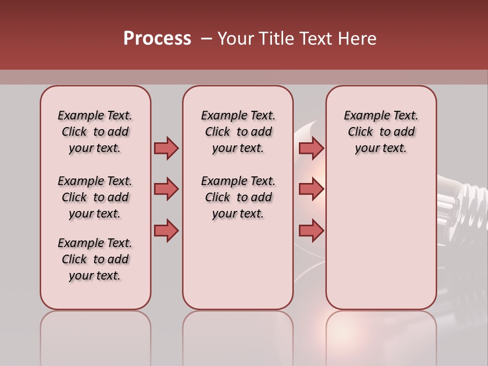 Bulb Ideas Three Dimensional PowerPoint Template