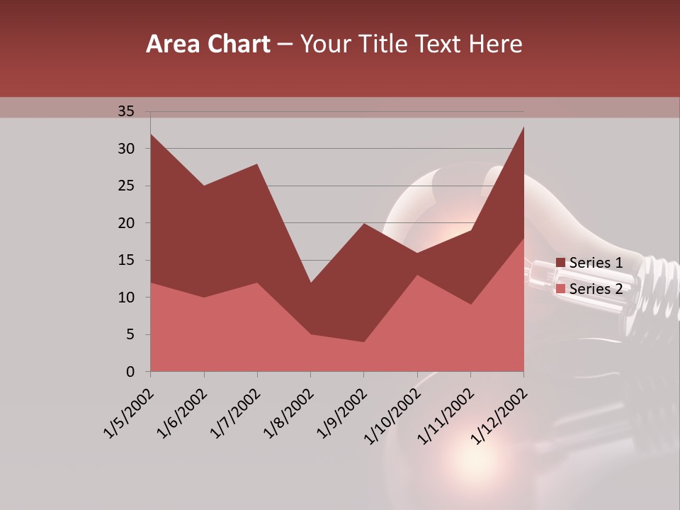 Bulb Ideas Three Dimensional PowerPoint Template