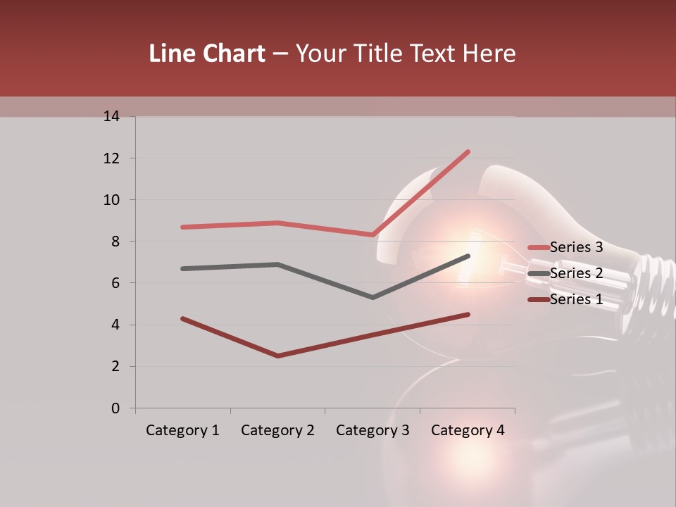 Bulb Ideas Three Dimensional PowerPoint Template