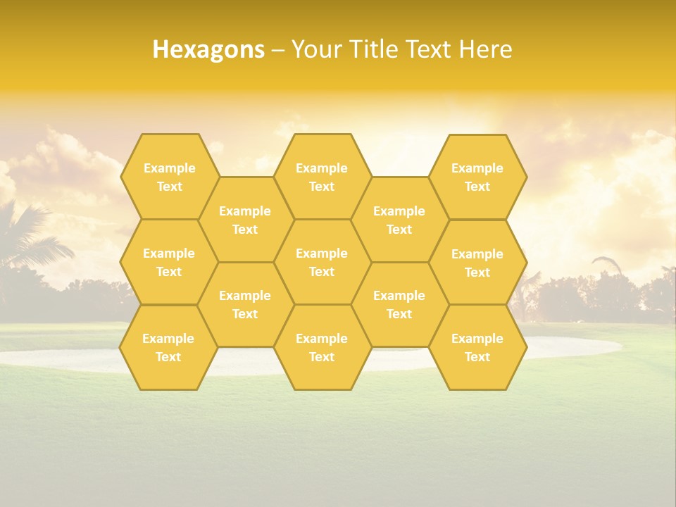 Dominican Golfing Dawn PowerPoint Template