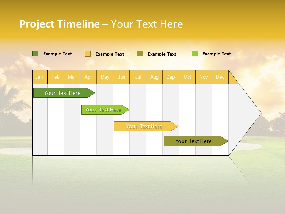 Dominican Golfing Dawn PowerPoint Template