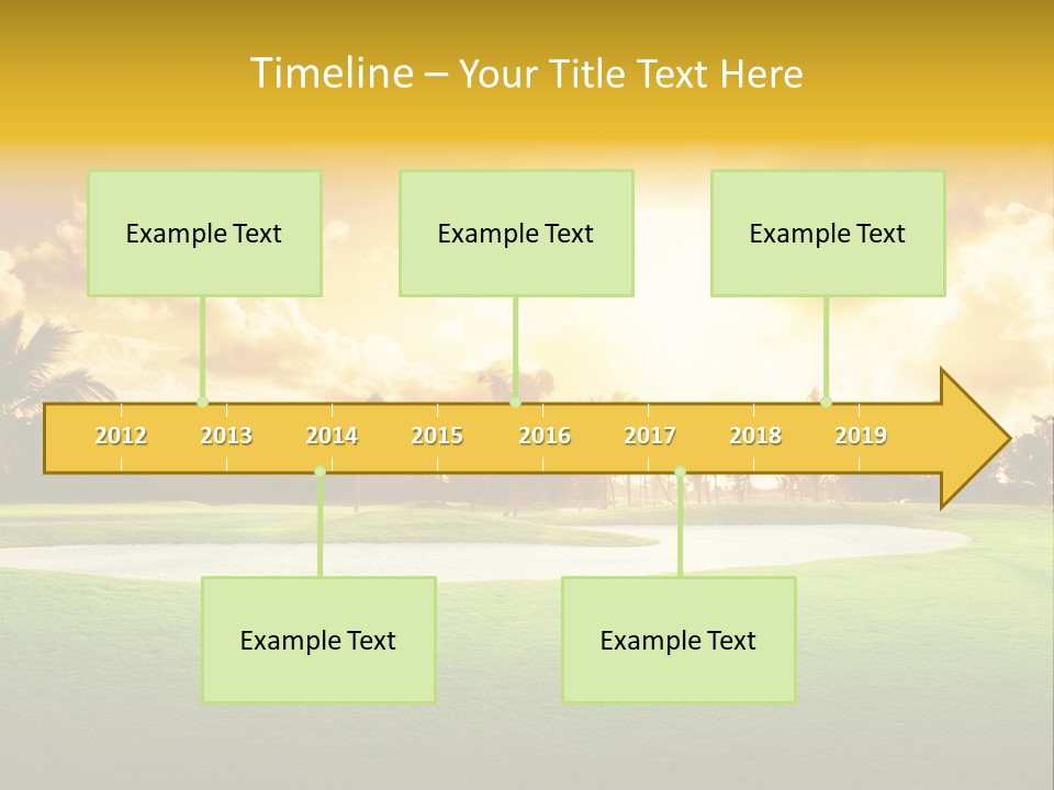 Dominican Golfing Dawn PowerPoint Template