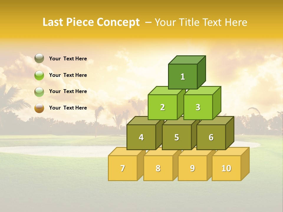 Dominican Golfing Dawn PowerPoint Template