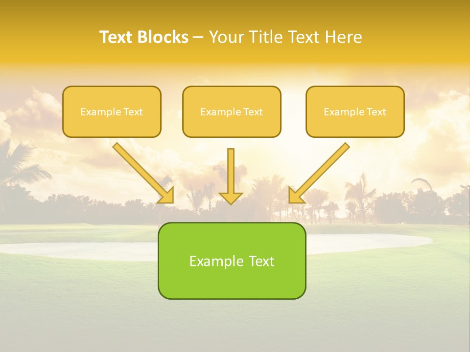 Dominican Golfing Dawn PowerPoint Template