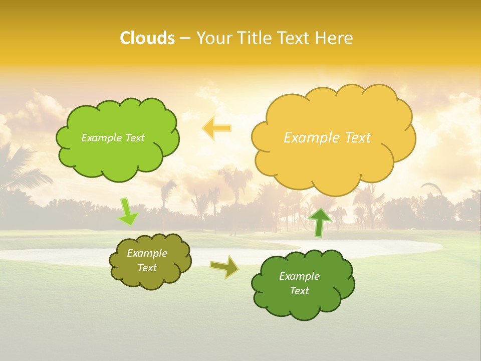 Dominican Golfing Dawn PowerPoint Template