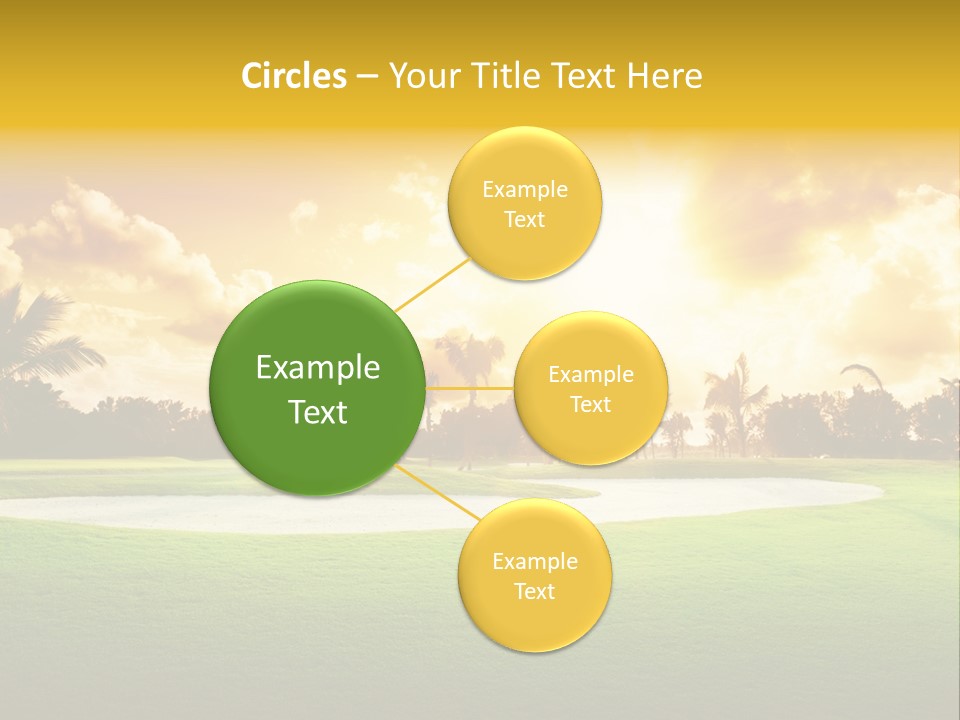 Dominican Golfing Dawn PowerPoint Template