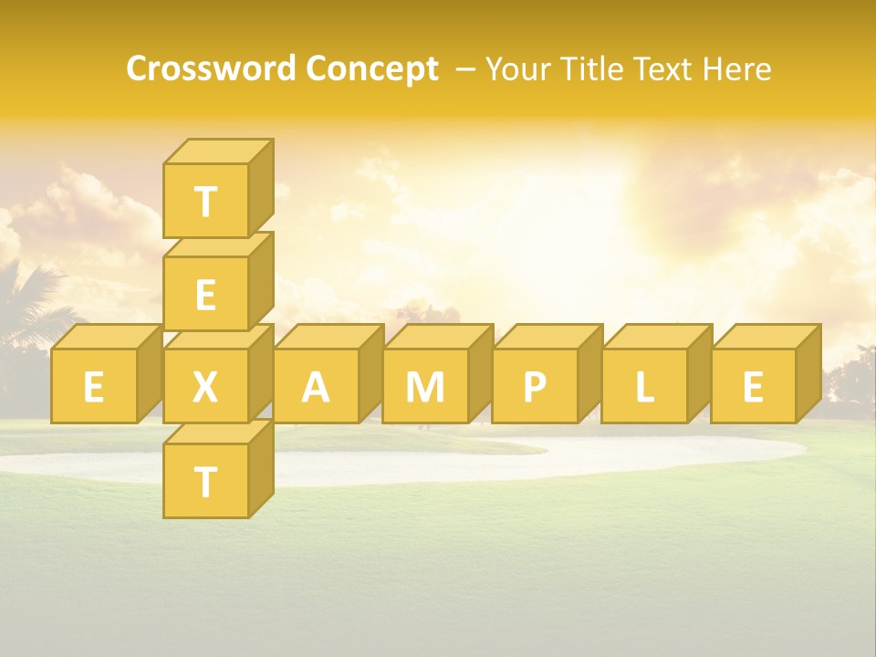 Dominican Golfing Dawn PowerPoint Template