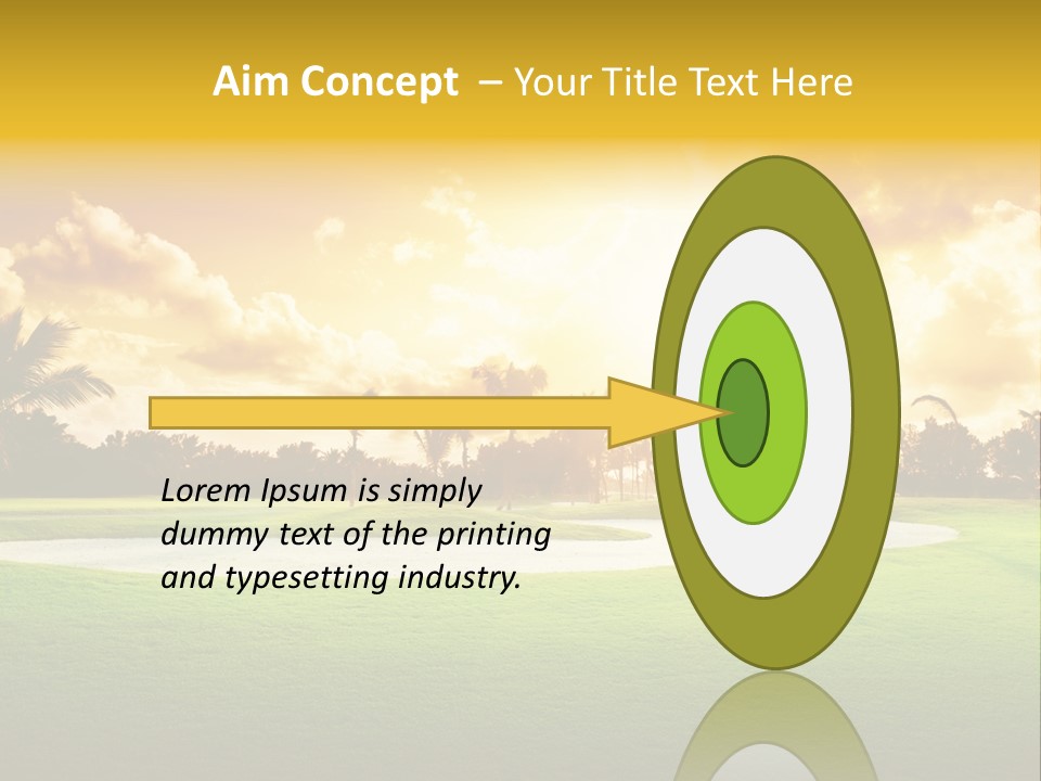 Dominican Golfing Dawn PowerPoint Template