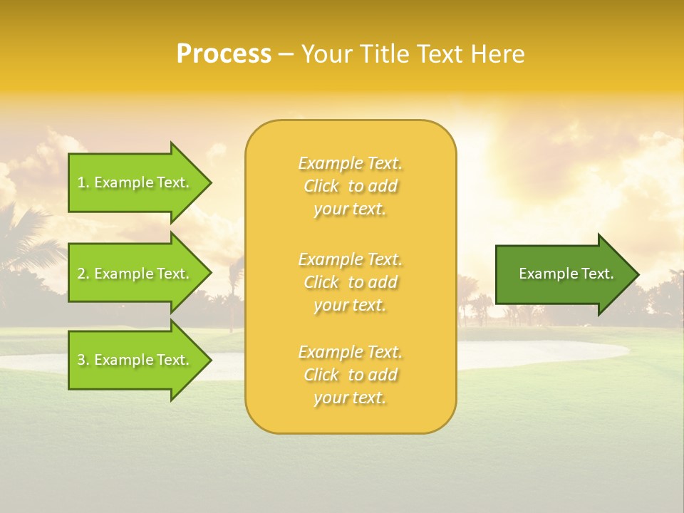 Dominican Golfing Dawn PowerPoint Template