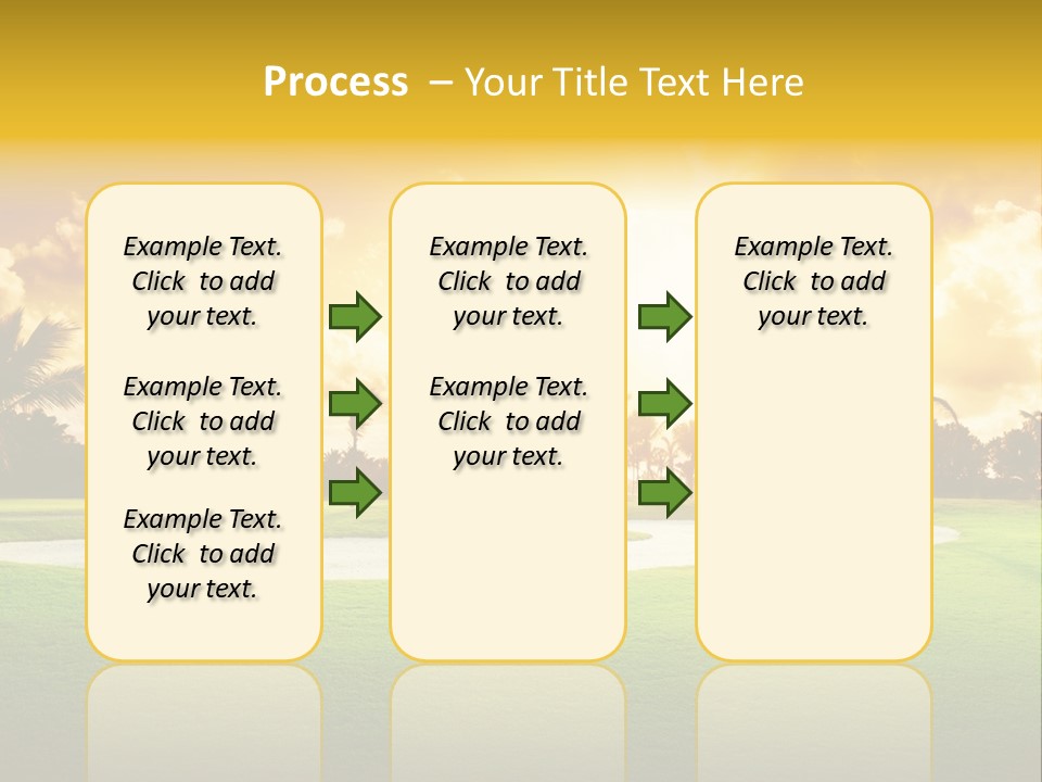Dominican Golfing Dawn PowerPoint Template