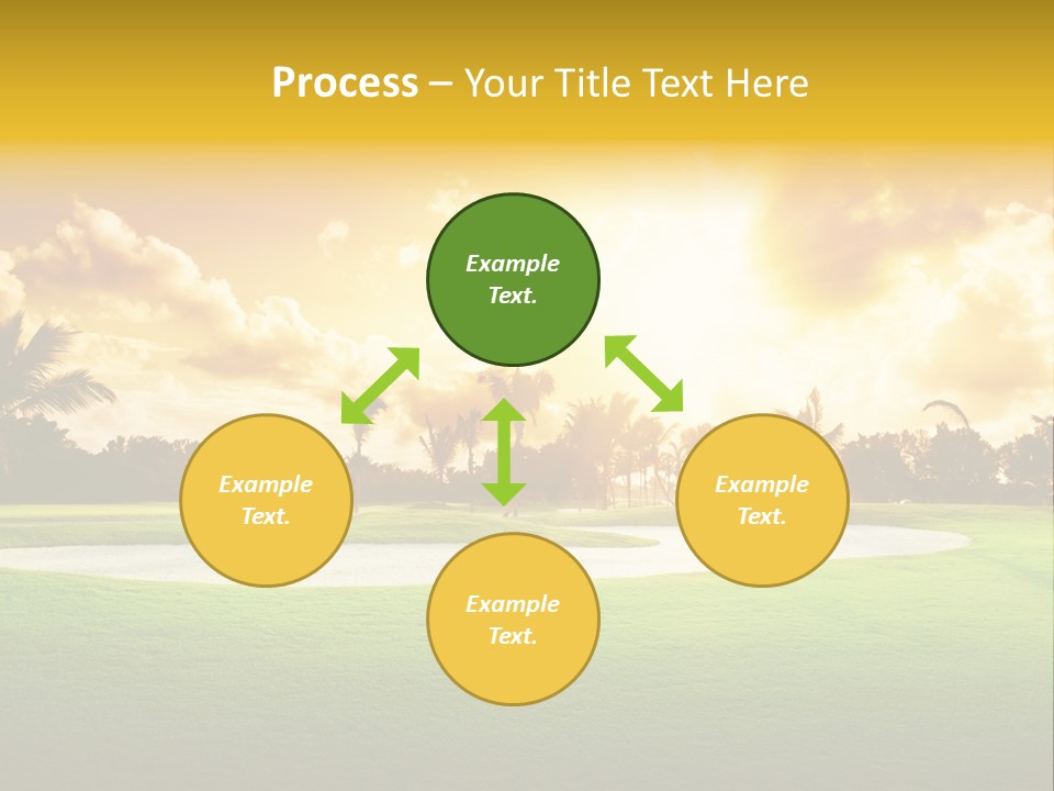 Dominican Golfing Dawn PowerPoint Template