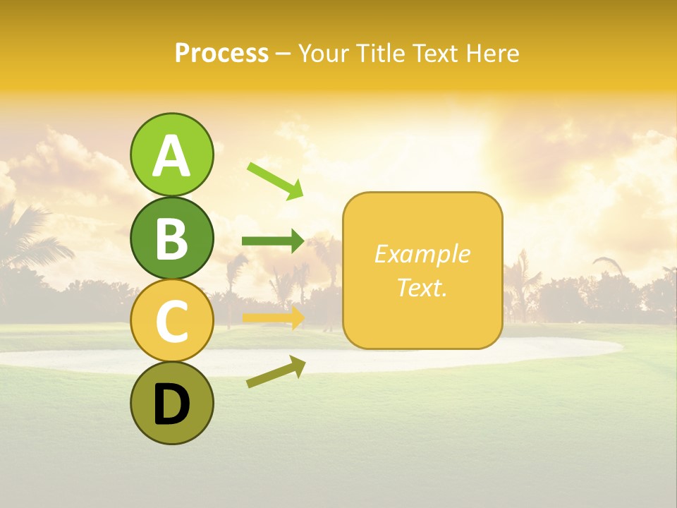Dominican Golfing Dawn PowerPoint Template