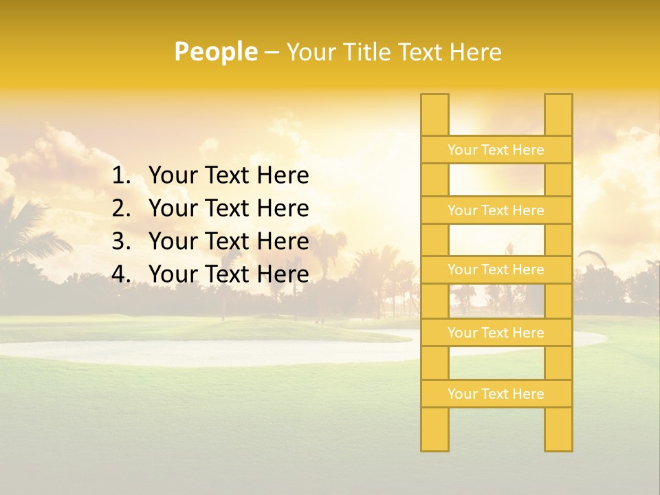 Dominican Golfing Dawn PowerPoint Template