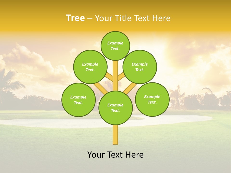 Dominican Golfing Dawn PowerPoint Template
