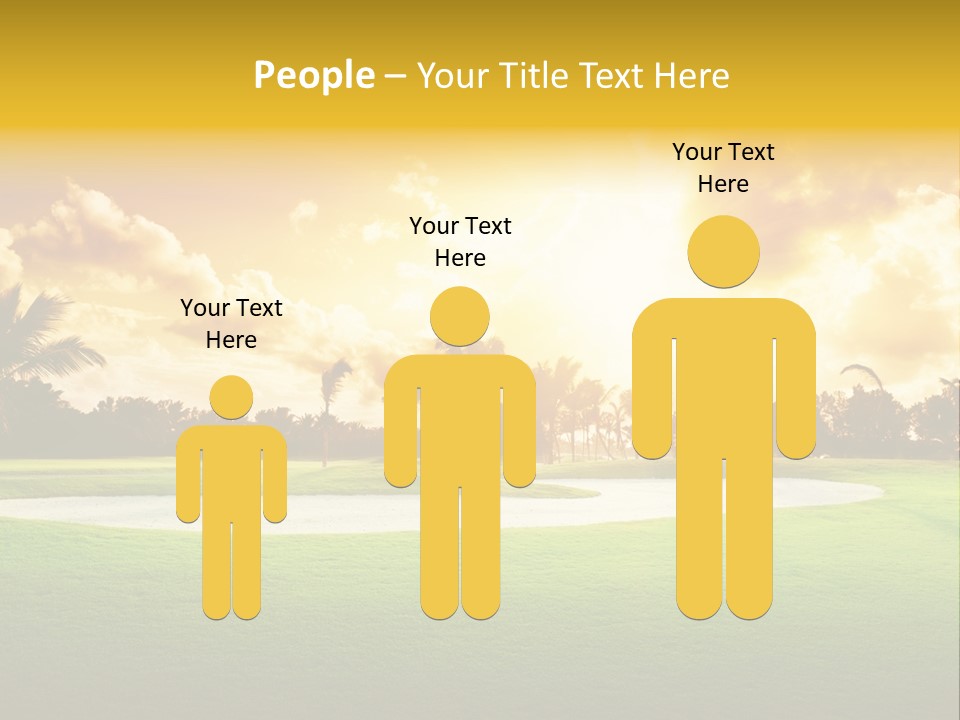 Dominican Golfing Dawn PowerPoint Template