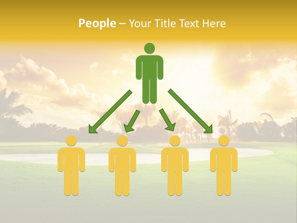 Dominican Golfing Dawn PowerPoint Template