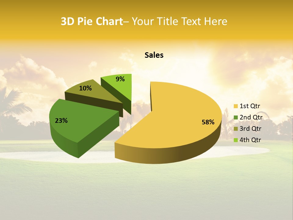 Dominican Golfing Dawn PowerPoint Template