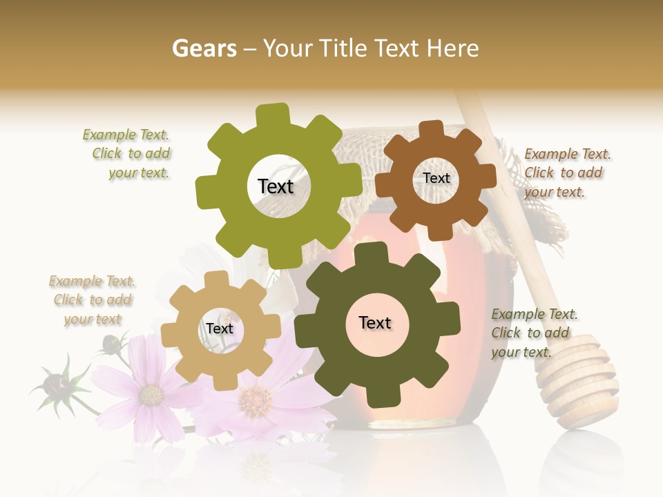 Camomile Life Plant PowerPoint Template