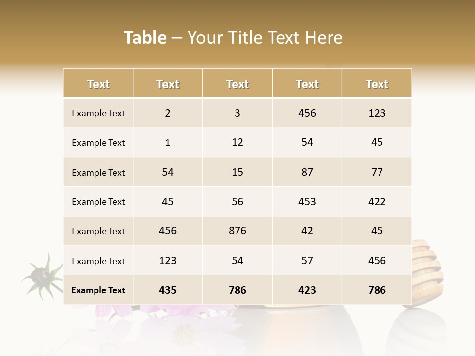 Camomile Life Plant PowerPoint Template