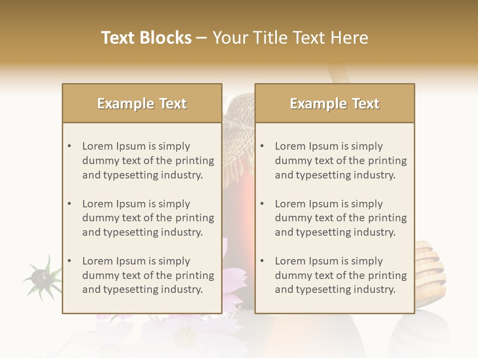Camomile Life Plant PowerPoint Template
