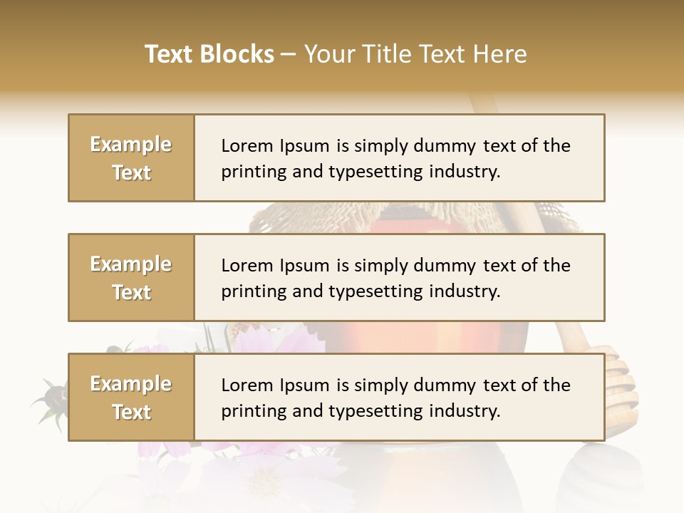 Camomile Life Plant PowerPoint Template