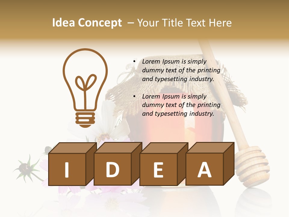 Camomile Life Plant PowerPoint Template