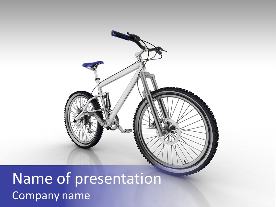 Alone Saddle Frame PowerPoint Template