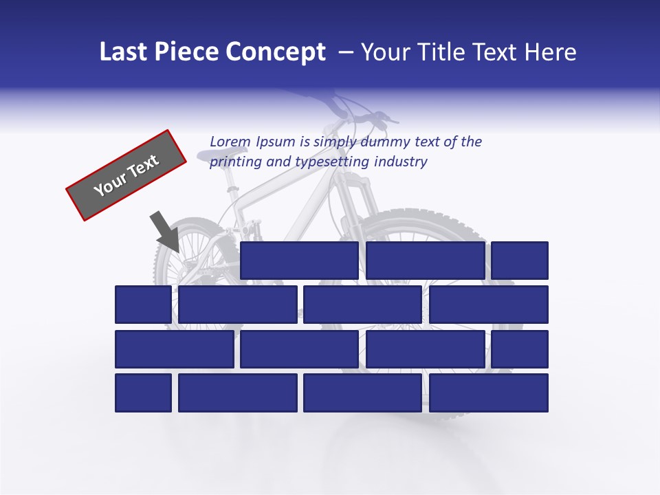 Alone Saddle Frame PowerPoint Template