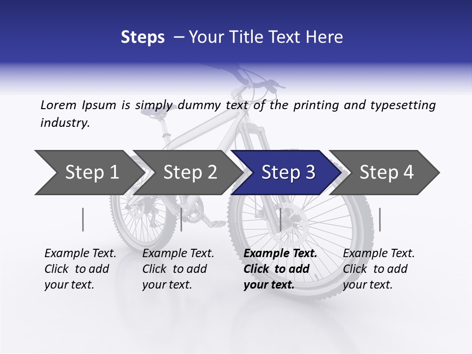 Alone Saddle Frame PowerPoint Template