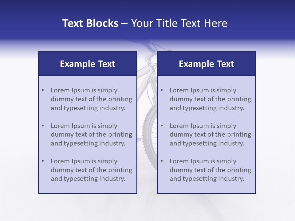 Alone Saddle Frame PowerPoint Template