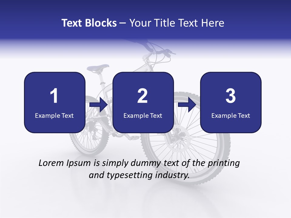 Alone Saddle Frame PowerPoint Template