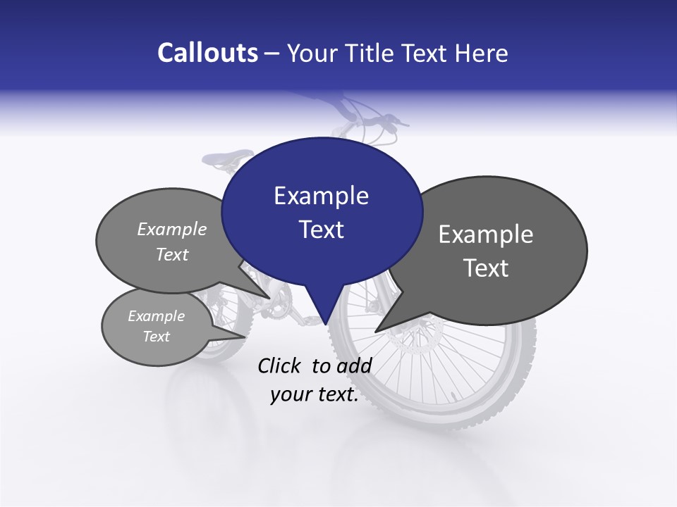 Alone Saddle Frame PowerPoint Template