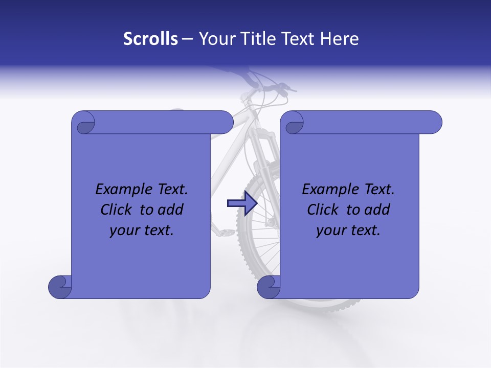 Alone Saddle Frame PowerPoint Template