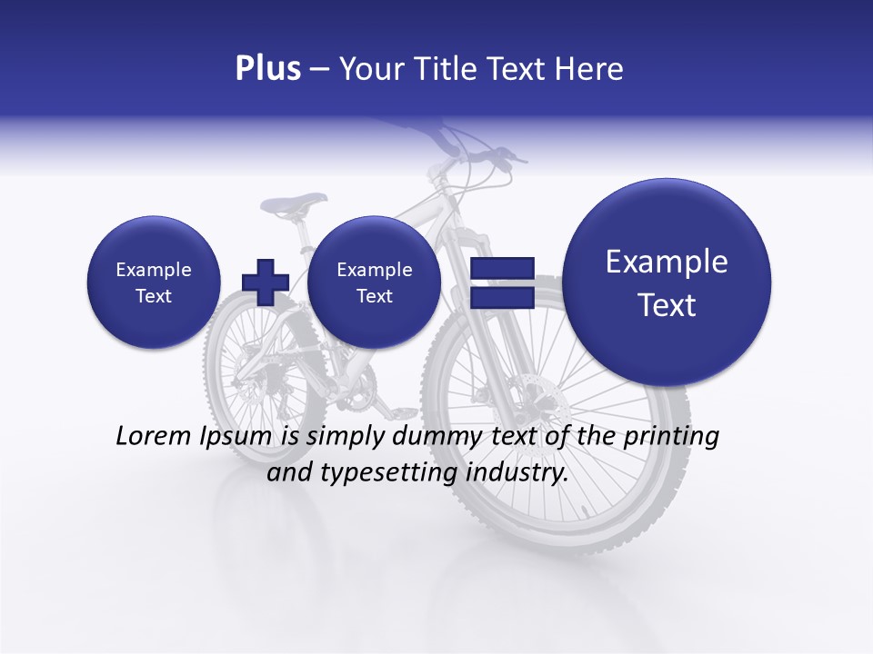 Alone Saddle Frame PowerPoint Template