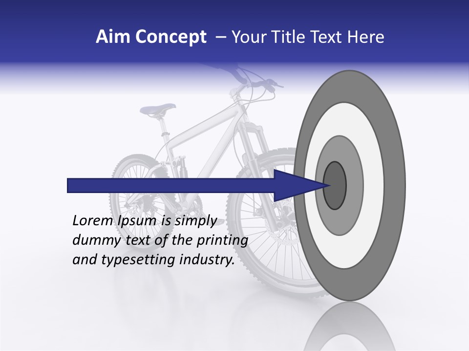 Alone Saddle Frame PowerPoint Template