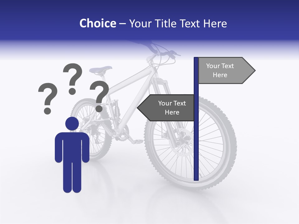 Alone Saddle Frame PowerPoint Template