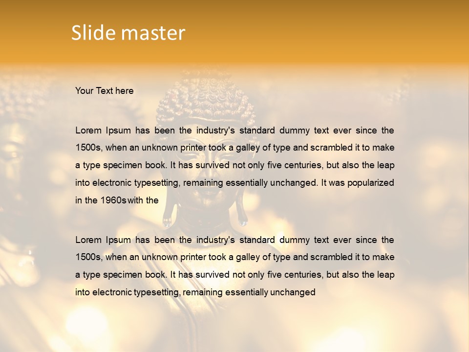 Wat Architecture God PowerPoint Template