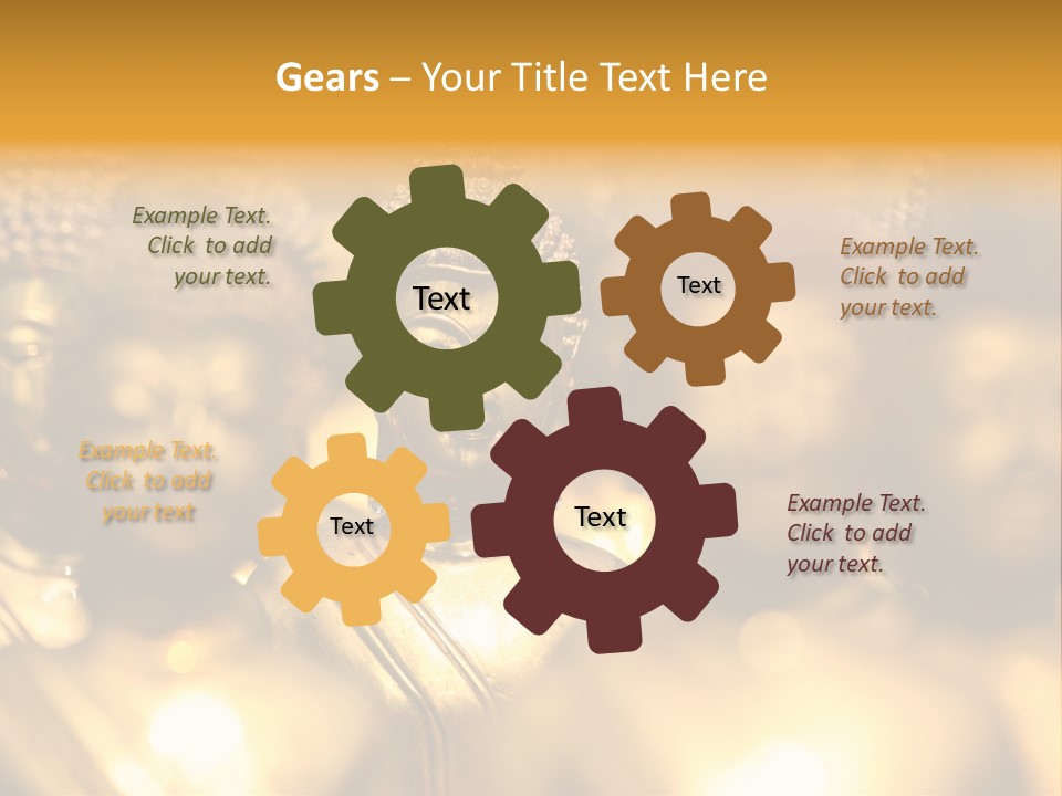 Wat Architecture God PowerPoint Template