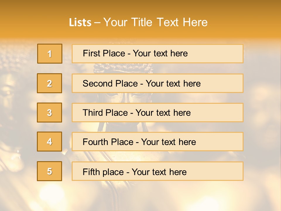 Wat Architecture God PowerPoint Template